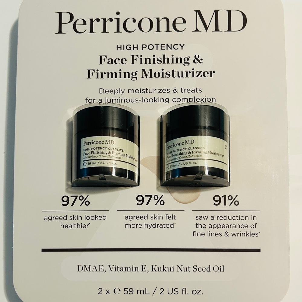 Perricone MD High Potency Face Finishing & Firming Moisturizer 2 Pack (2oz each)